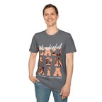 California Palm Photo Tee - Vintage Sunset Graphic T-Shirt - 100% Cotton