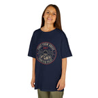 Kids T-Shirt - 'Flight From Above 2017 Fighter Pilot' Vintage Airplane Design - 100% Cotton / Cotton Blend