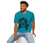 Defender Off-Road Shirt - "Custom Defender" Graphic 4x4 Adventure Tee - 100% Cotton / Cotton Blend