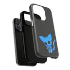 Blue Skeleton Cat Tough Magnetic Phone Case | Unique Design to Brain Frog