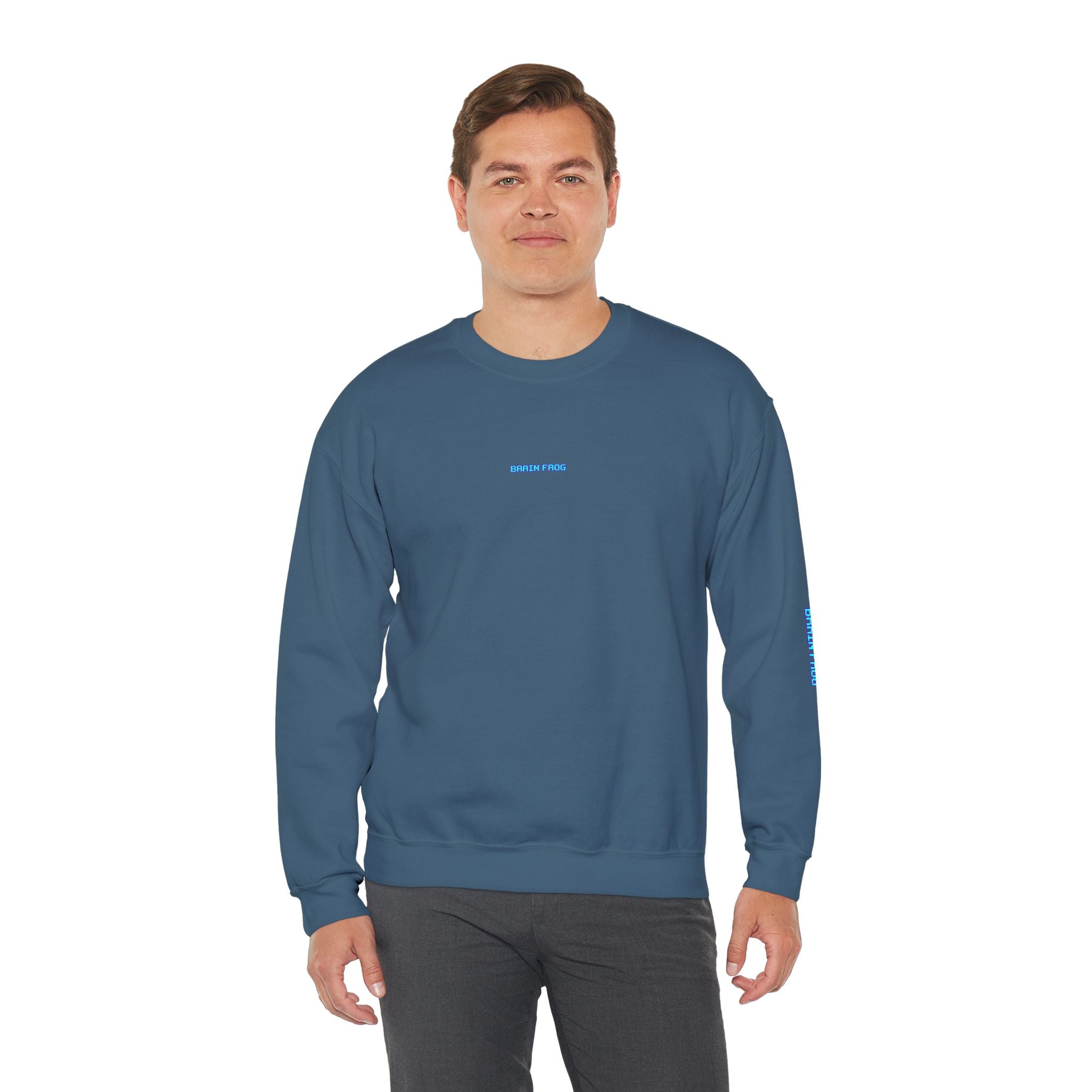 Brain Frog Signature Men's Heavy Blend™ Crewneck Sweatshirt
