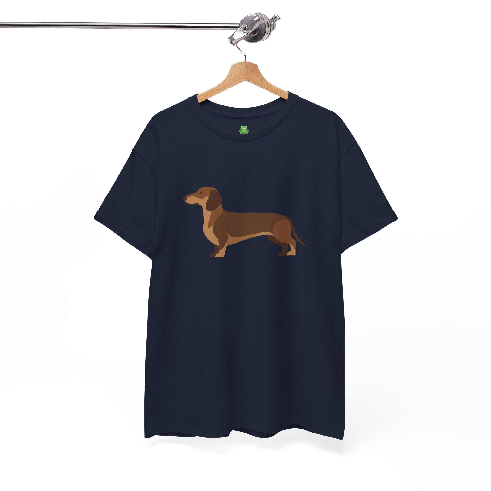 Dachshund Dog T‑Shirt — Cute Brown Sausage Dog Graphic Tee - 100% Cotton