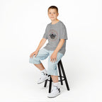 Kids T-Shirt - 'Flight From Above 2017 Fighter Pilot' Vintage Airplane Design - 100% Cotton / Cotton Blend
