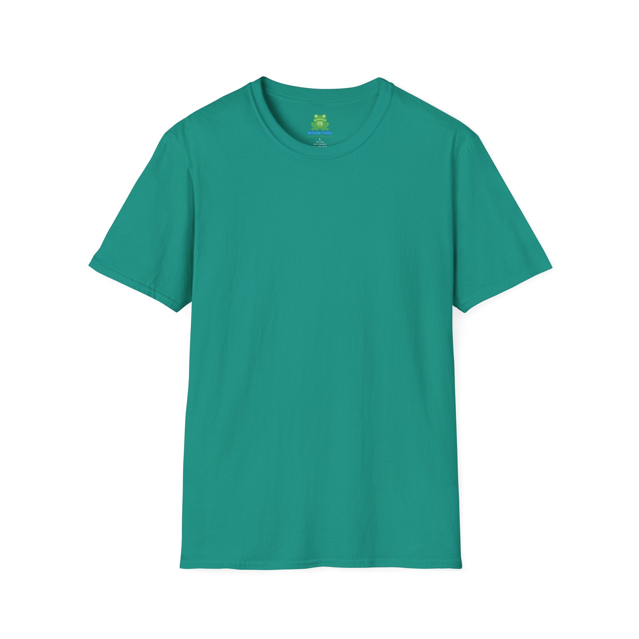 Woman's Plain Tee - Brain Frog Woman's Softstyle Plain T-Shirt - 100% Cotton / Cotton Blend - Colour Set Two (17 Colours)