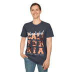 California Palm Photo Tee - Vintage Sunset Graphic T-Shirt - 100% Cotton