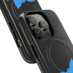 Blue Skeleton Cat Tough Magnetic Phone Case | Unique Design to Brain Frog