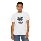 Koala Static Headphones Tee — Retro 90s Chill Graphic T-Shirt - 100% Cotton