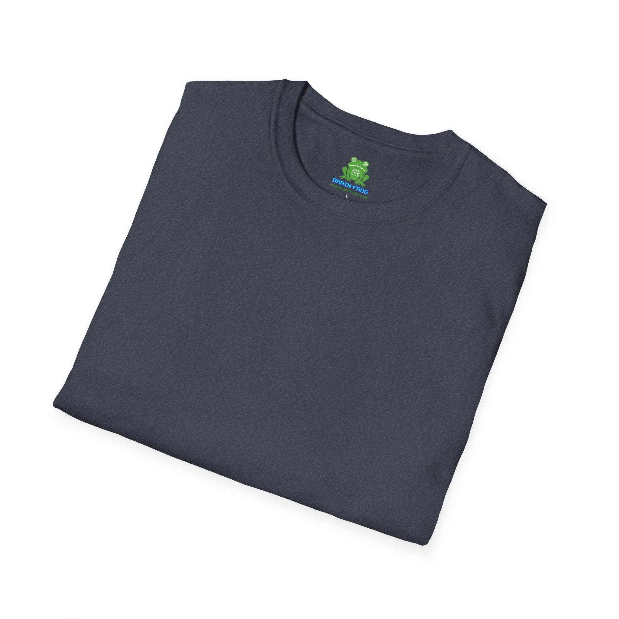 Men's Plain Tee - Brain Frog Men's Softstyle Plain T-Shirt - 100% Cotton / Cotton Blend - Colour Set One (16 Colours)