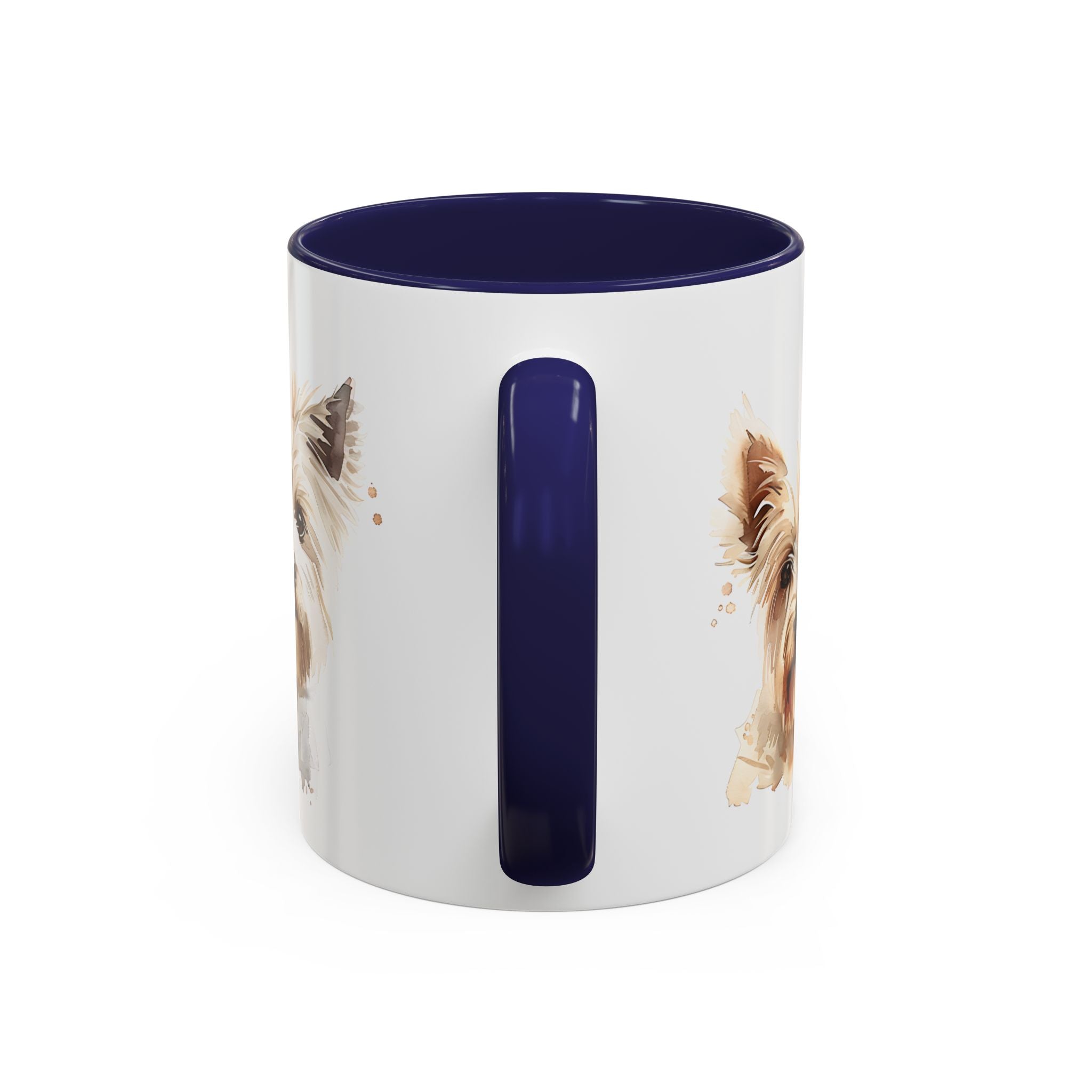 Westie Watercolor Accent Coffee Mug - Cute West Highland Terrier Dog Lover Gift (11/15oz)