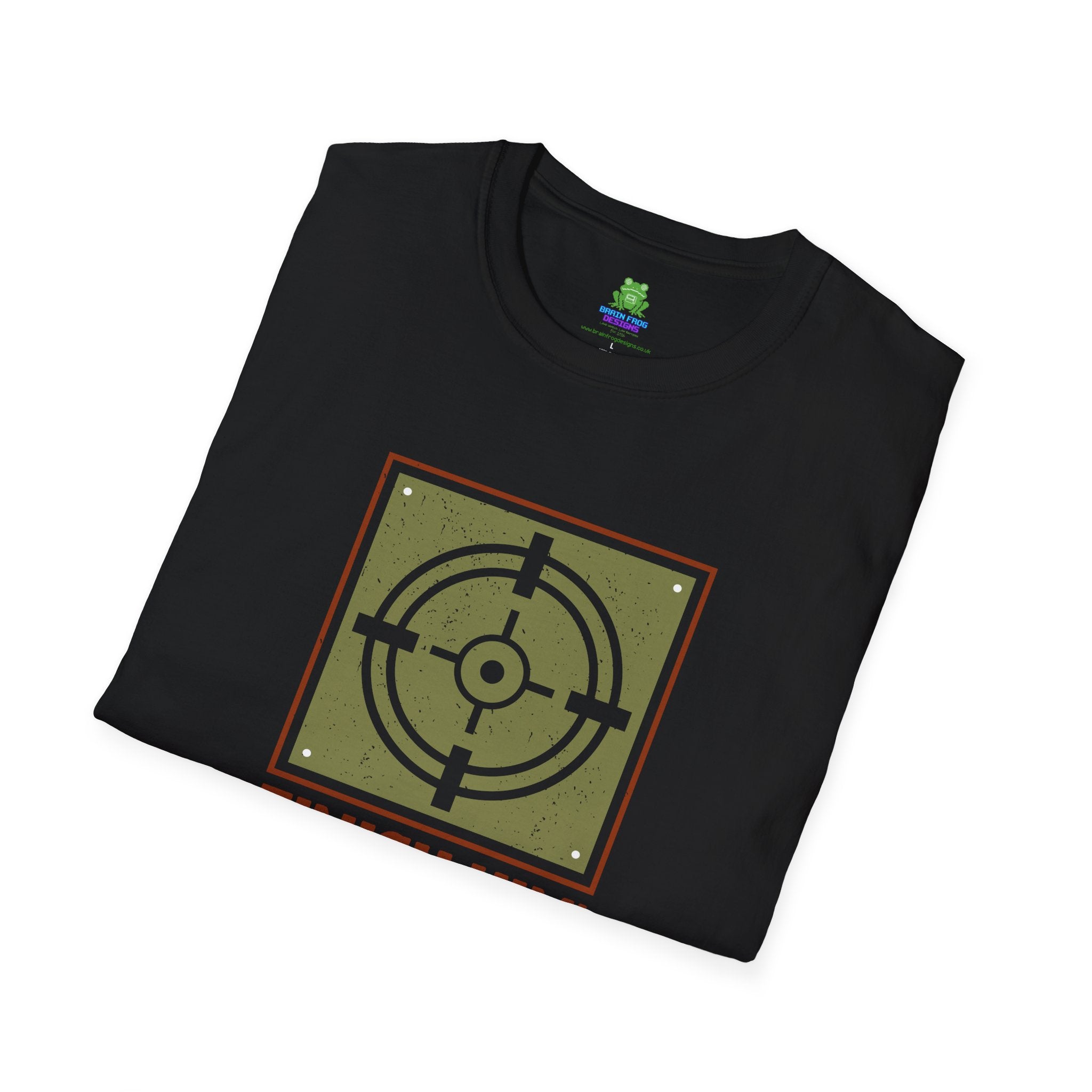 Finish Him! Gamer Target Graphic T‑Shirt - 100% Cotton / Cotton Blend