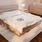 'Maybe later, but probably not' Velveteen Plush Blanket