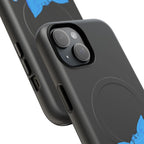 Blue Skeleton Cat Tough Magnetic Phone Case | Unique Design to Brain Frog