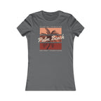 Palm Beach Vintage Graphic Tee - Women's Retro Beach Shirt - 100% Cotton / Cotton Blend