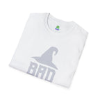 Bad Witch T-Shirt - Witch Hat Graphic Halloween Tee - 100% Cotton / Cotton Blend
