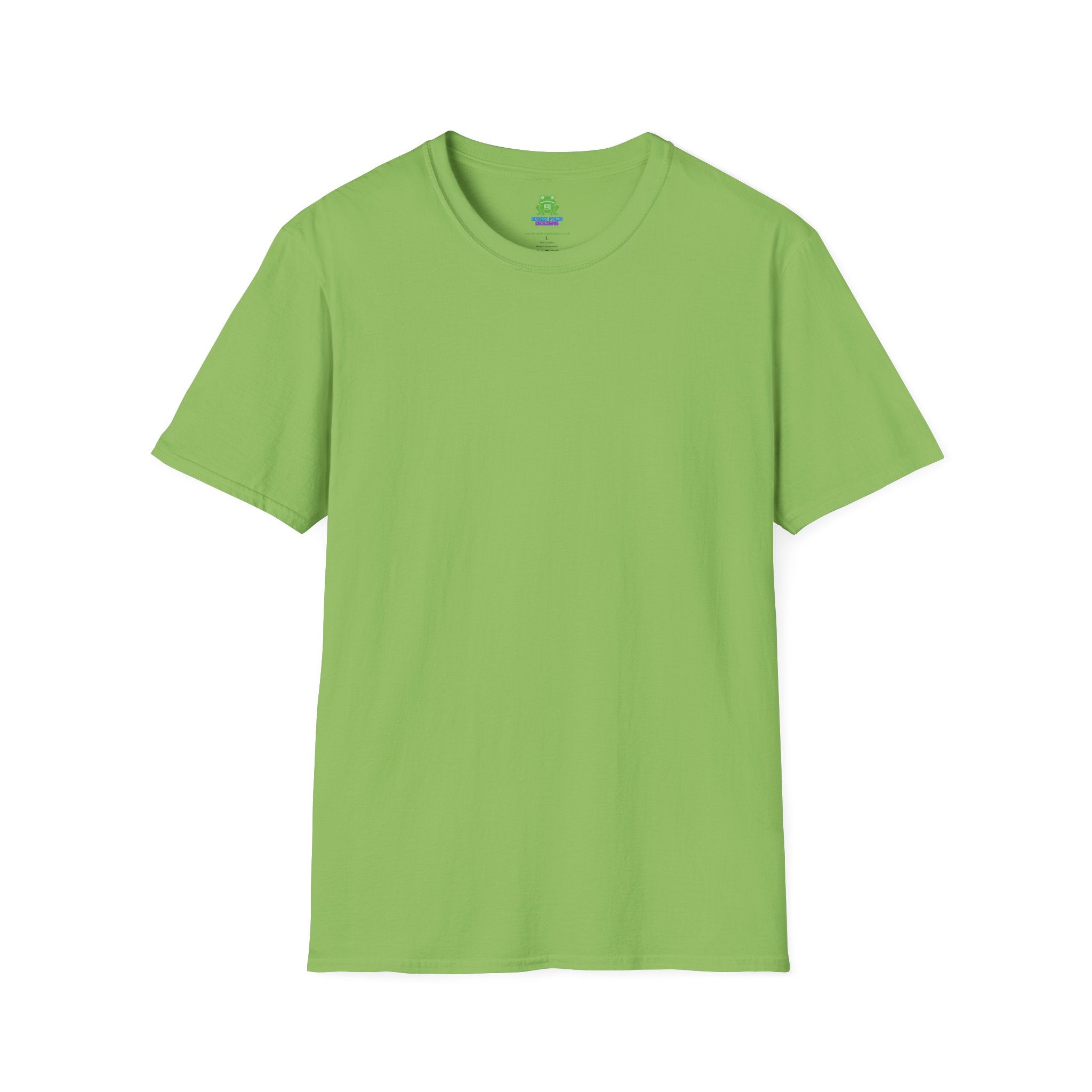 Woman's Plain Tee - Brain Frog Woman's Softstyle Plain T-Shirt - 100% Cotton / Cotton Blend - Colour Set Two (17 Colours)