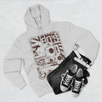 Vintage Car & Stereo Graphic Hoodie - Retro Automotive Streetwear - 100% Cotton / Cotton Blend