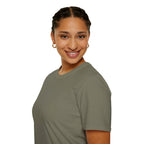 Woman's Plain Tee - Brain Frog Woman's Softstyle Plain T-Shirt - 100% Cotton / Cotton Blend - White / Black / Navy / Grey - 12 colours available