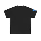Blue Skeleton Cat Graphic Tee - Cute Creepy Kitty Shirt - 100% Cotton
