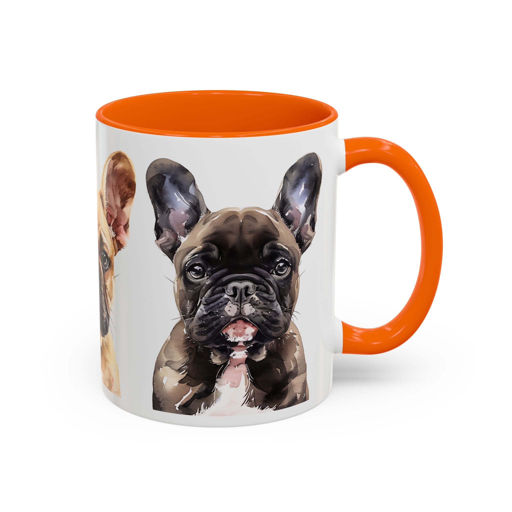 French Bulldog Accent Coffee Mug – Cute Pet Portraits (11/15 oz)