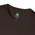 Woman's Plain Tee - Brain Frog Woman's Softstyle Plain T-Shirt - 100% Cotton / Cotton Blend - White / Black / Navy / Grey - 12 colours available