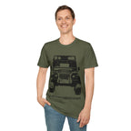 Defender Off-Road Shirt - "Custom Defender" Graphic 4x4 Adventure Tee - 100% Cotton / Cotton Blend