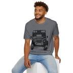 Defender Off-Road Shirt - "Custom Defender" Graphic 4x4 Adventure Tee - 100% Cotton / Cotton Blend