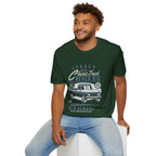 Old School Car T-Shirt - "Legacy Never Die" Vintage Auto Tee - 100% Cotton