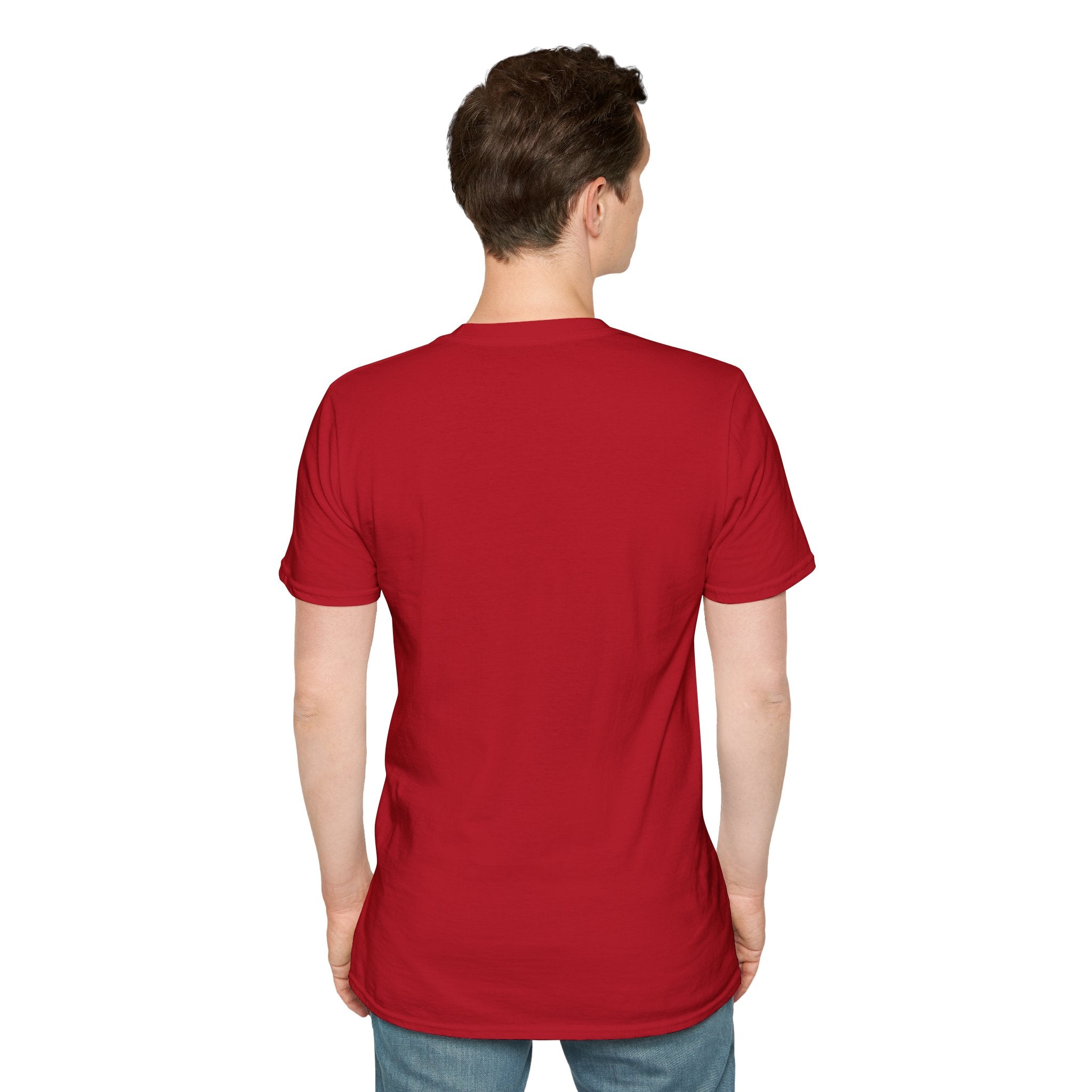 Men's Plain Tee - Brain Frog Men's Softstyle Plain T-Shirt - 100% Cotton / Cotton Blend