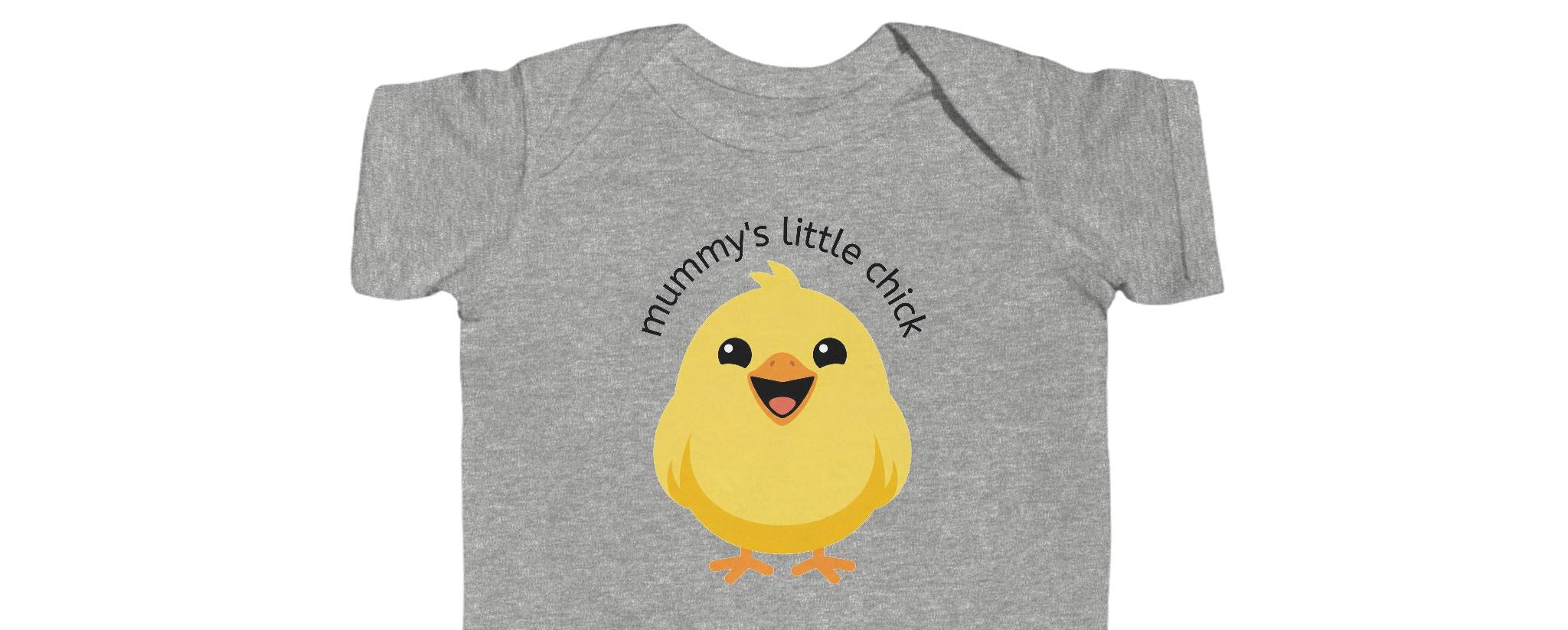Infant Bodysuit - "Mummy's Little Chick" Cute Yellow Chick Baby Onesie - 100% Cotton