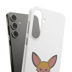 Phone Case — Cute 'for fox sake.' Cartoon Fox Protective Snap Case