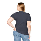 Woman's Plain Tee - Brain Frog Woman's Softstyle Plain T-Shirt - 100% Cotton / Cotton Blend - White / Black / Navy / Grey - 12 colours available
