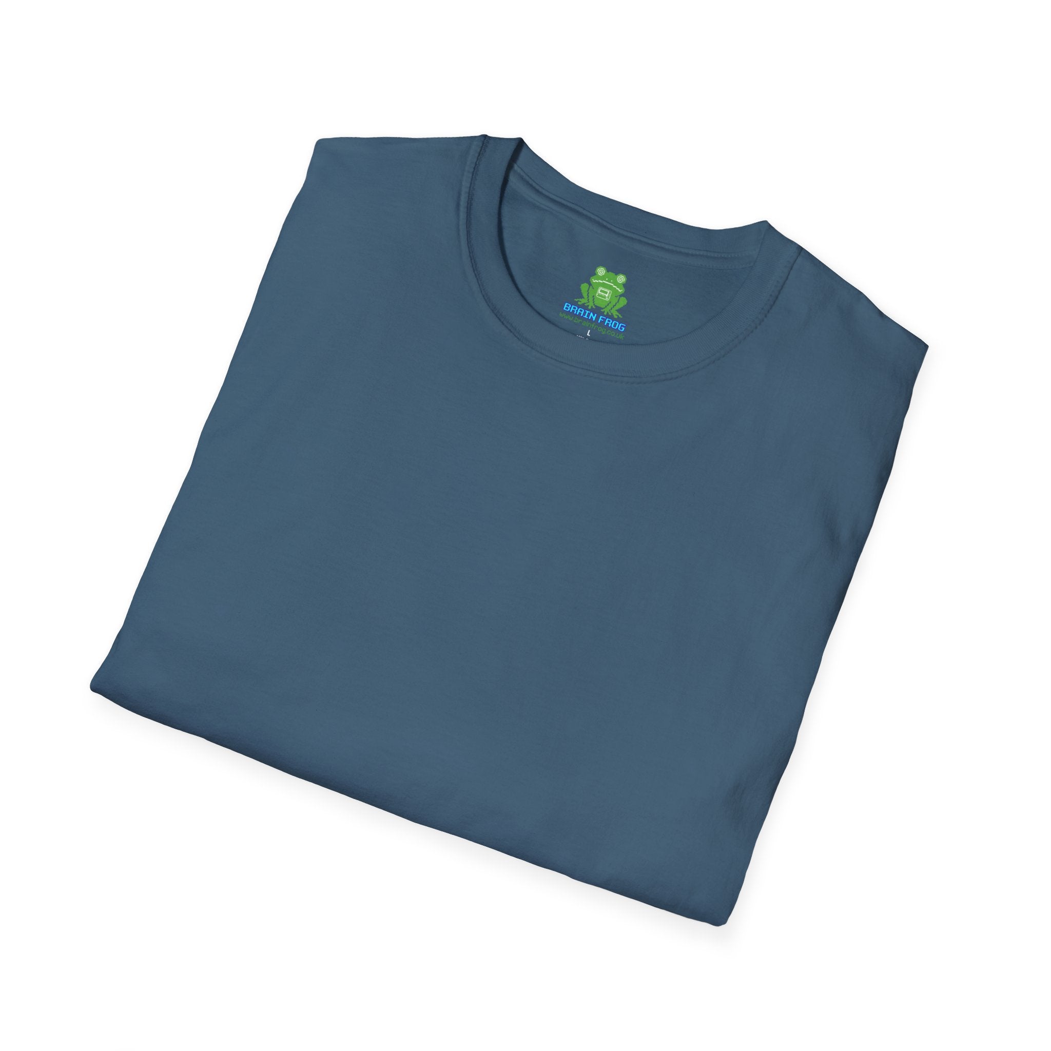 Woman's Plain Tee - Brain Frog Woman's Softstyle Plain T-Shirt - 100% Cotton / Cotton Blend - Colour Set Two (17 Colours)