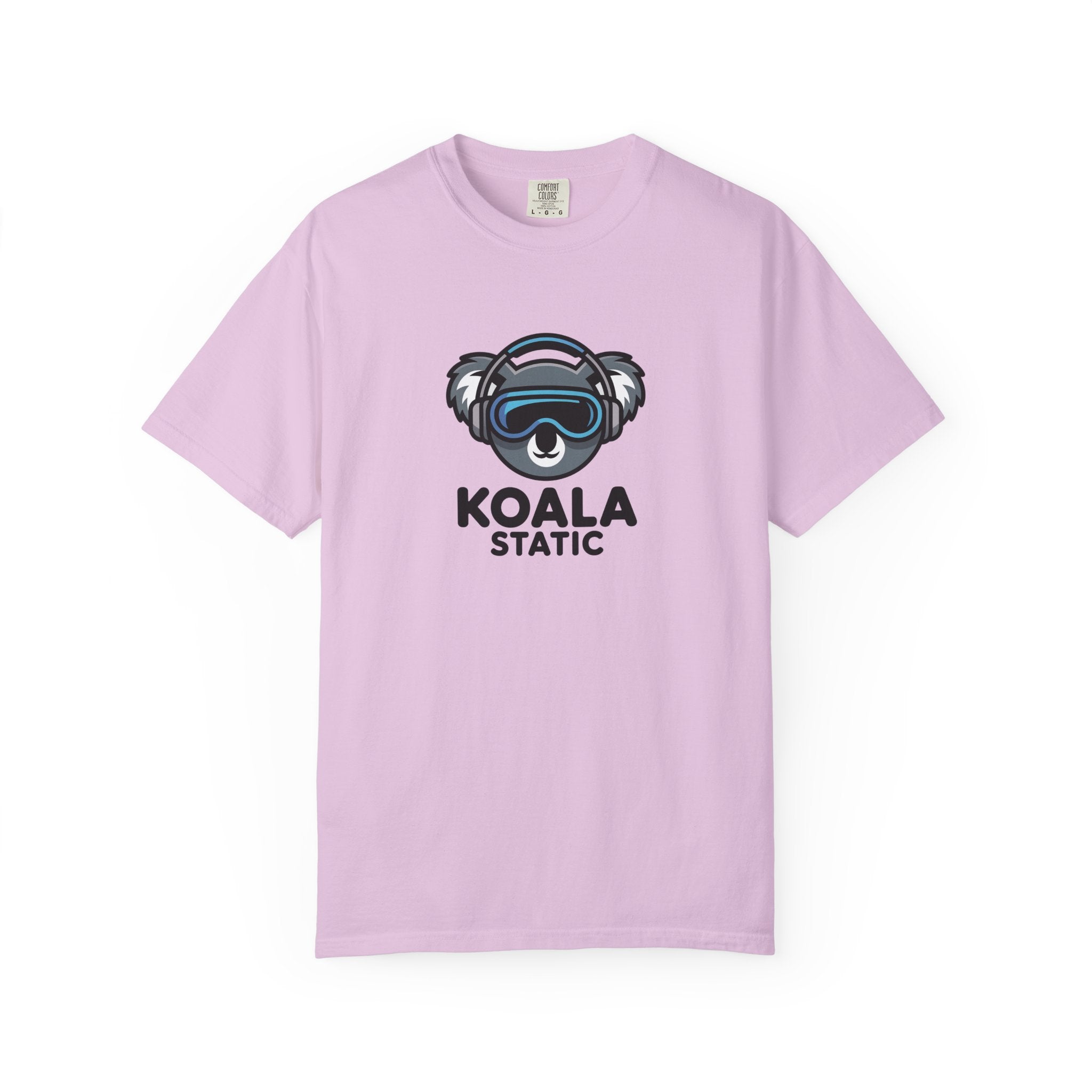 Koala Static Headphones Tee — Retro 90s Chill Graphic T-Shirt - 100% Cotton