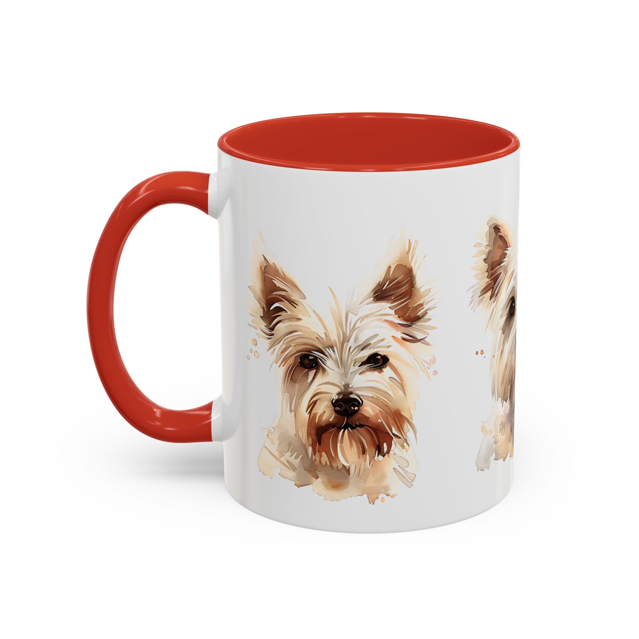 Westie Watercolor Accent Coffee Mug - Cute West Highland Terrier Dog Lover Gift (11/15oz)