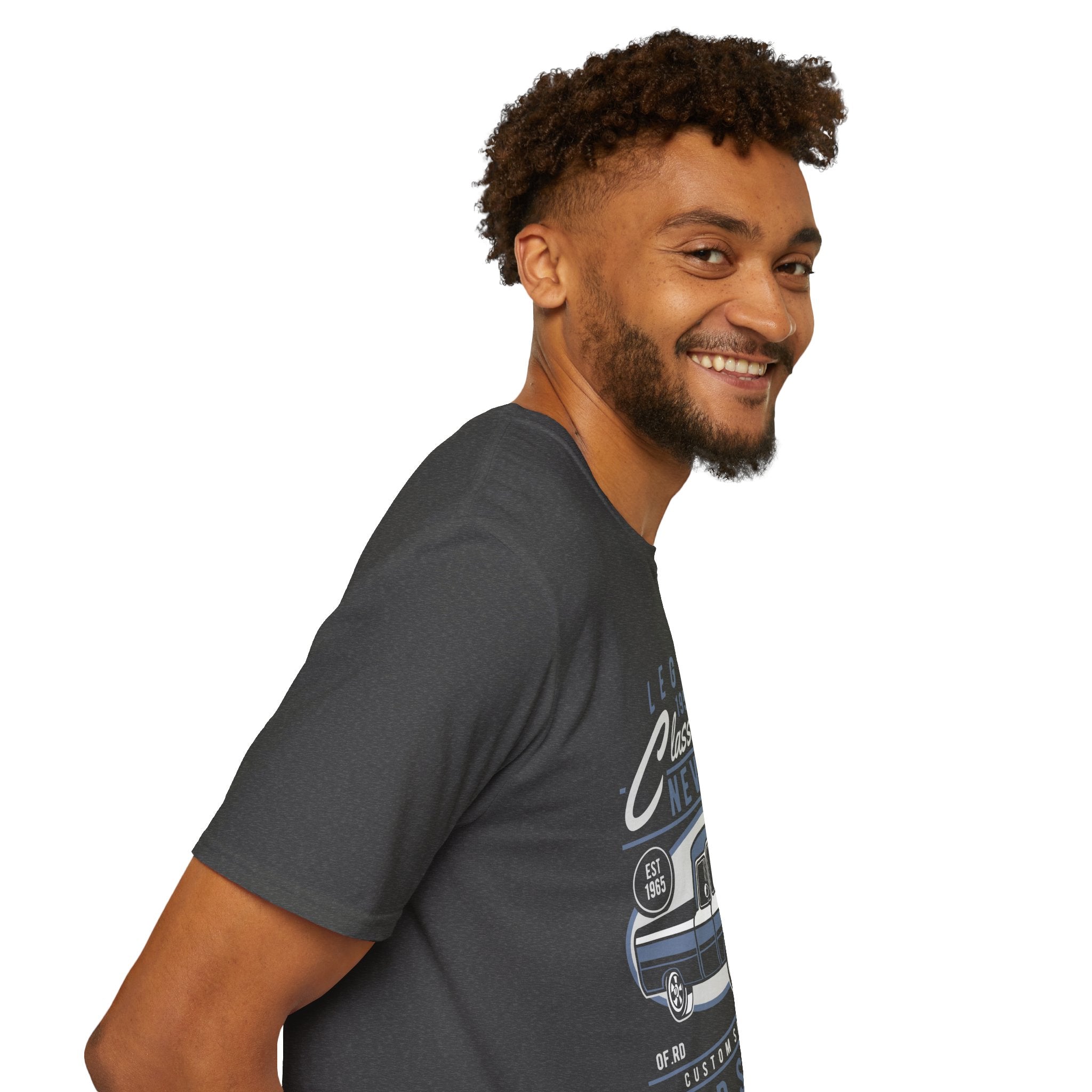 Old School Car T-Shirt - "Legacy Never Die" Vintage Auto Tee - 100% Cotton