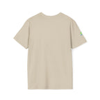 Brain Frog Design Signature T-Shirt - Small Green Brain Frog Logo Tee (Front Chest & Sleeve) - 100% Cotton