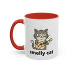 Smelly Cat Guitar Cat Accent Coffee Mug – Funny Friends Sitcom Cat Lover Gift