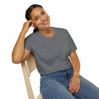 Woman's Plain Tee - Brain Frog Woman's Softstyle Plain T-Shirt - 100% Cotton / Cotton Blend - White / Black / Navy / Grey - 12 colours available