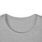 Bloom Your Own Way Floral Women's Tee - Woman's T-Shirt - 100% Cotton / Cotton Blend