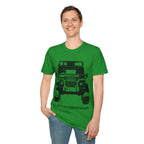 Defender Off-Road Shirt - "Custom Defender" Graphic 4x4 Adventure Tee - 100% Cotton / Cotton Blend