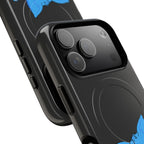 Blue Skeleton Cat Tough Magnetic Phone Case | Unique Design to Brain Frog