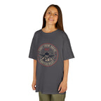 Kids T-Shirt - 'Flight From Above 2017 Fighter Pilot' Vintage Airplane Design - 100% Cotton / Cotton Blend