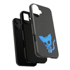 Blue Skeleton Cat Tough Magnetic Phone Case | Unique Design to Brain Frog