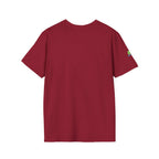 Brain Frog Design Signature T-Shirt - Small Green Brain Frog Logo Tee (Front Chest & Sleeve) - 100% Cotton