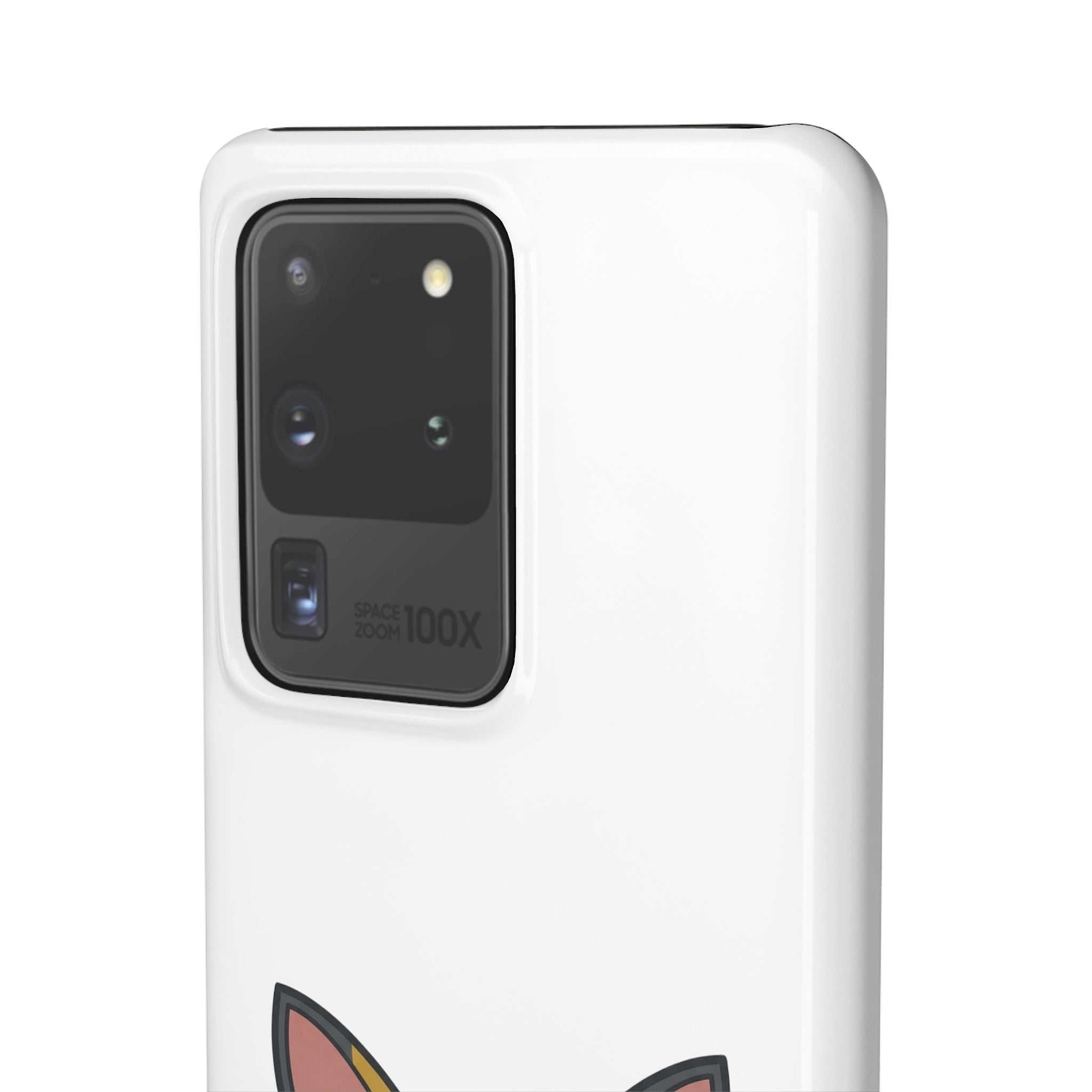 Phone Case — Cute 'for fox sake.' Cartoon Fox Protective Snap Case