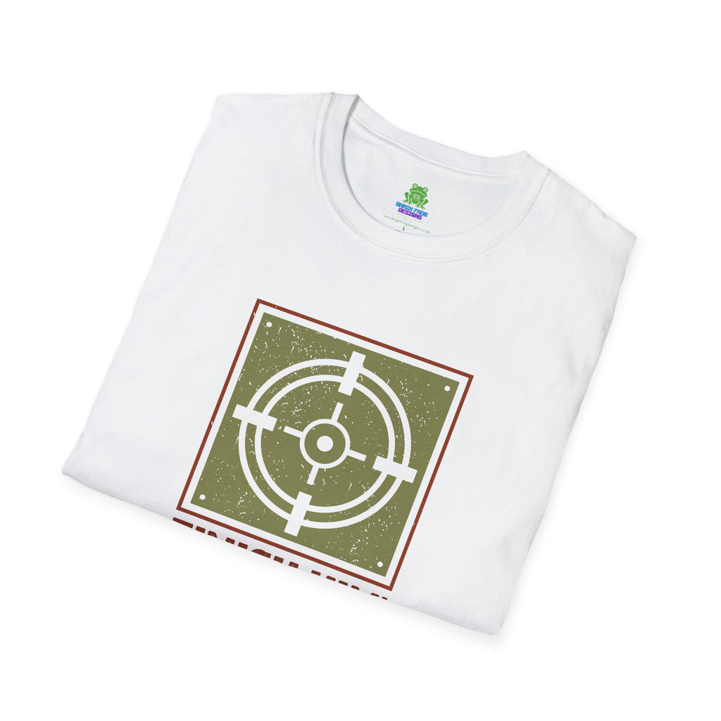 Finish Him! Gamer Target Graphic T‑Shirt - 100% Cotton / Cotton Blend