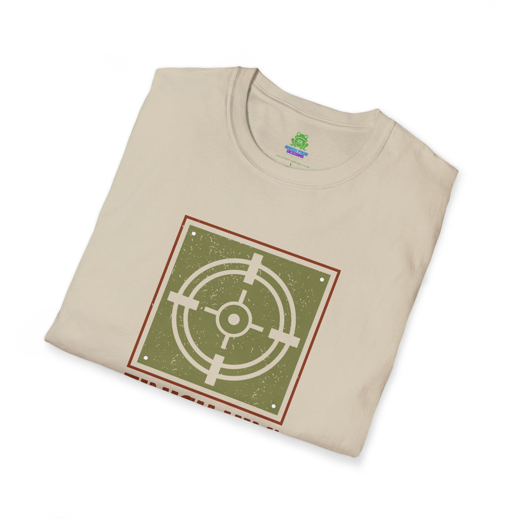 Finish Him! Gamer Target Graphic T‑Shirt - 100% Cotton / Cotton Blend