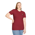 Brain Frog Design Signature T-Shirt - Small Green Brain Frog Logo Tee (Front Chest & Sleeve) - 100% Cotton / Cotton Blend