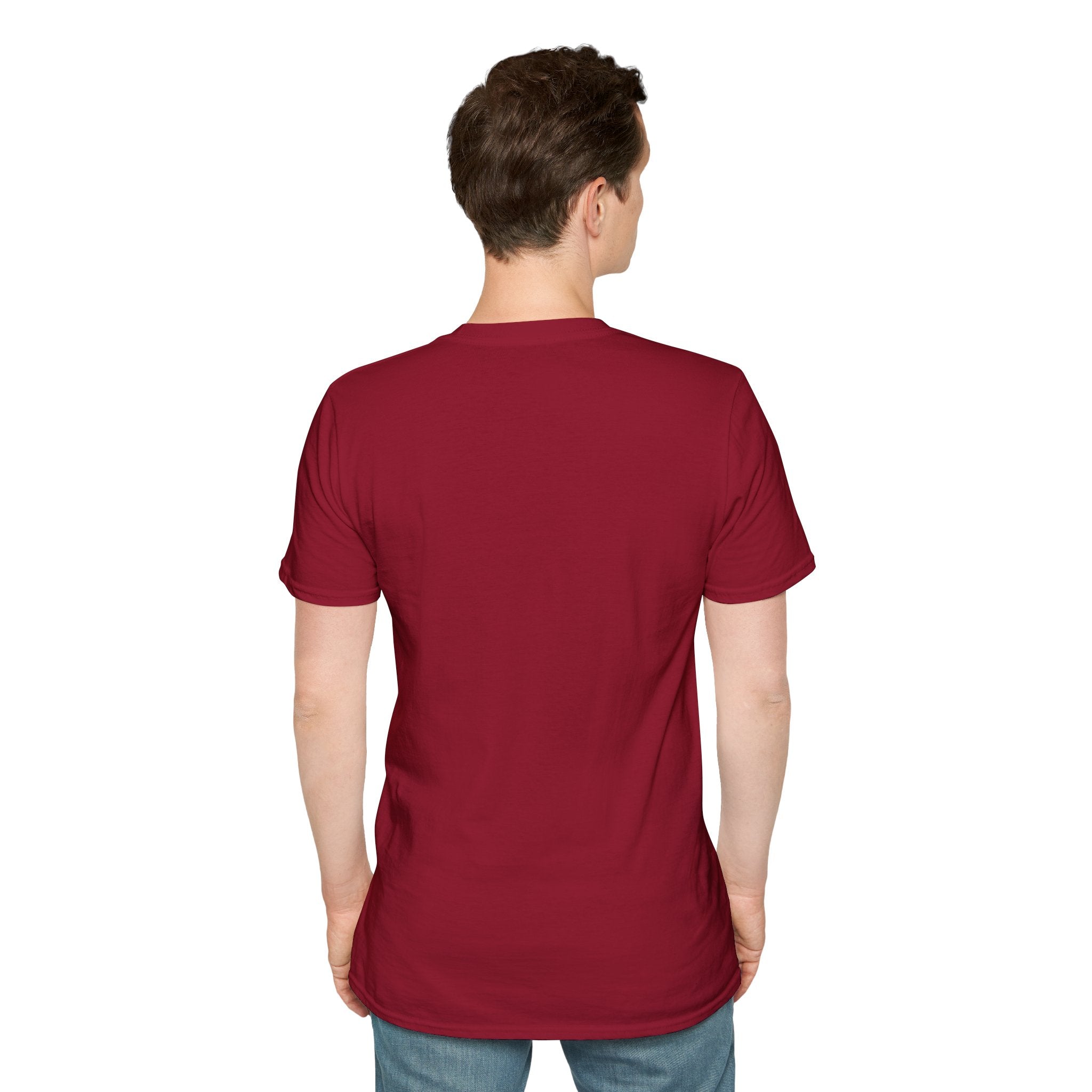 Men's Plain Tee - Brain Frog Men's Softstyle Plain T-Shirt - 100% Cotton / Cotton Blend