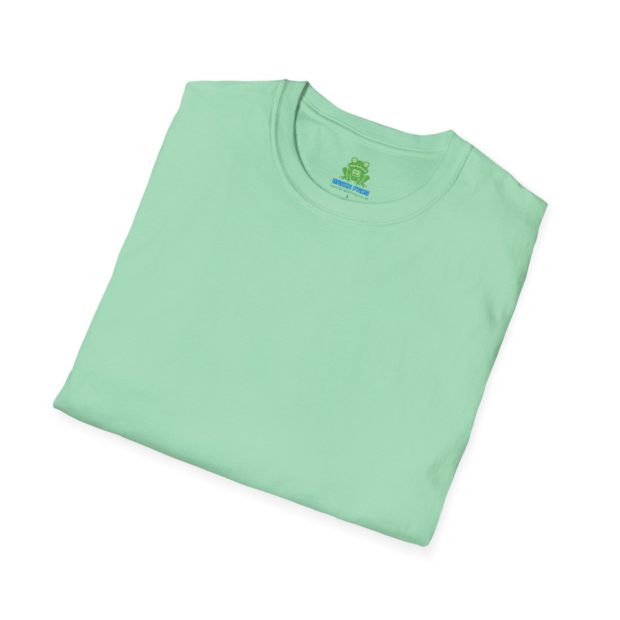 Woman's Plain Tee - Brain Frog Woman's Softstyle Plain T-Shirt - 100% Cotton / Cotton Blend - Colour Set Two (17 Colours)